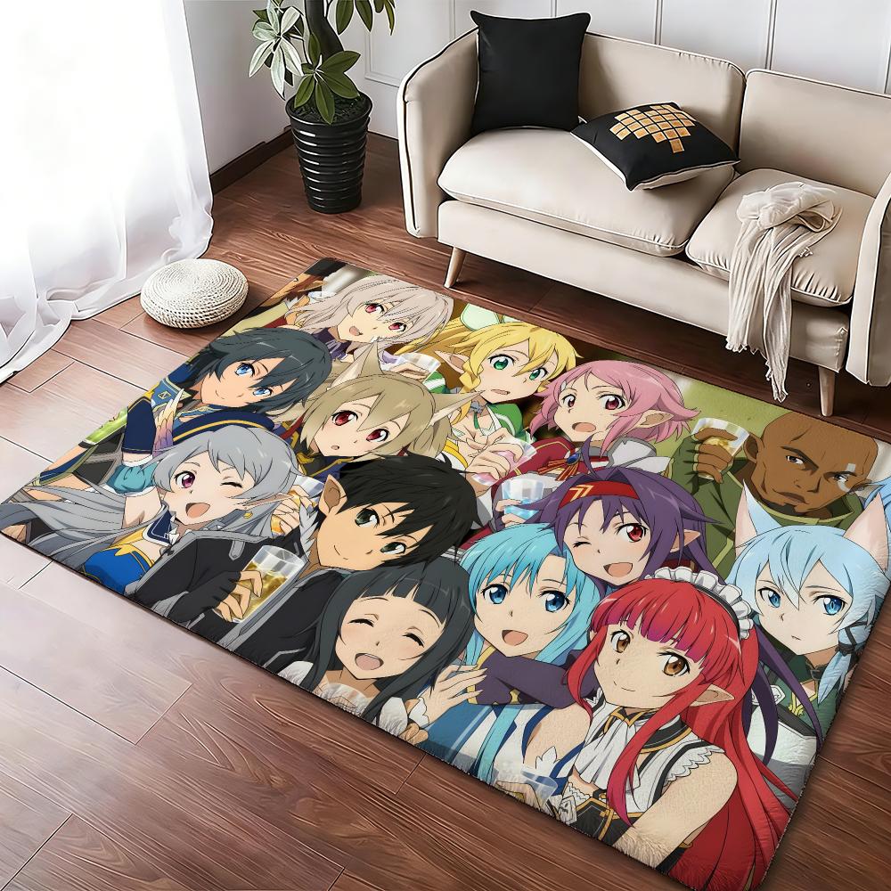 Home Textiles Online - 소드 아트 온라인 바닥 매트 부드럽고