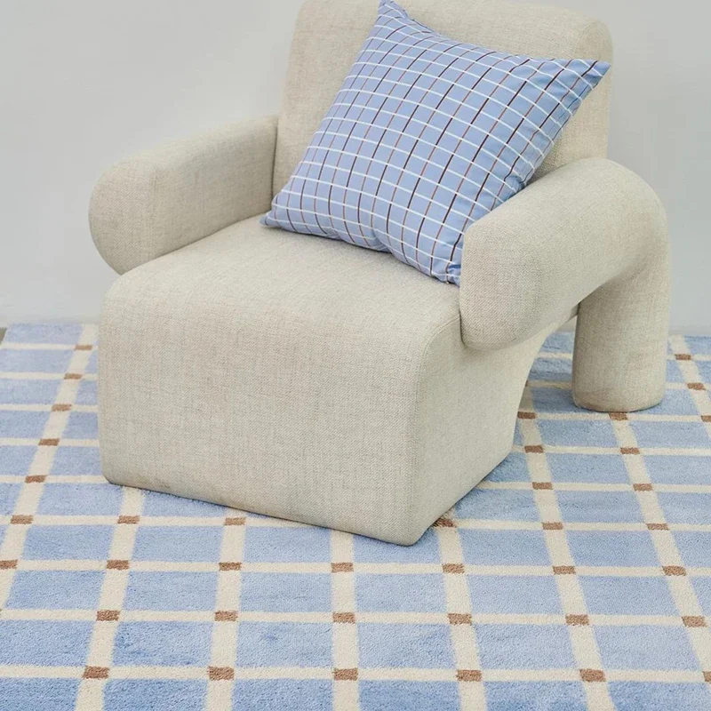 Home Textiles Online - 현대적인 패션 미니멀리스트 거실 카펫, 푹신하고