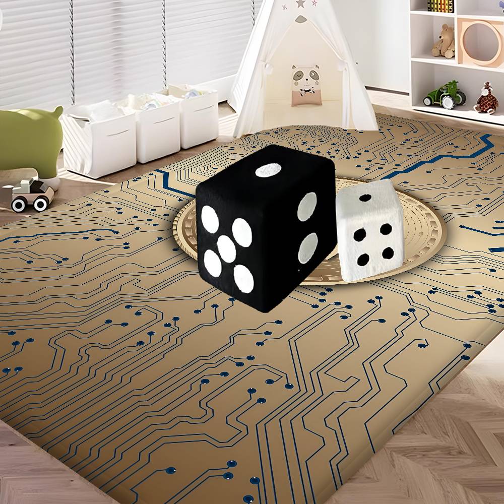 Home Textiles Trends - 트렌드 비트코인 ​​바닥 매트 북유럽 스타일