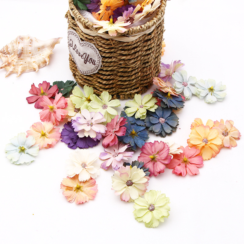 Home Textiles Trends - 20PCS/핫 트렌드! 4.5cm DIY 실크 꽃