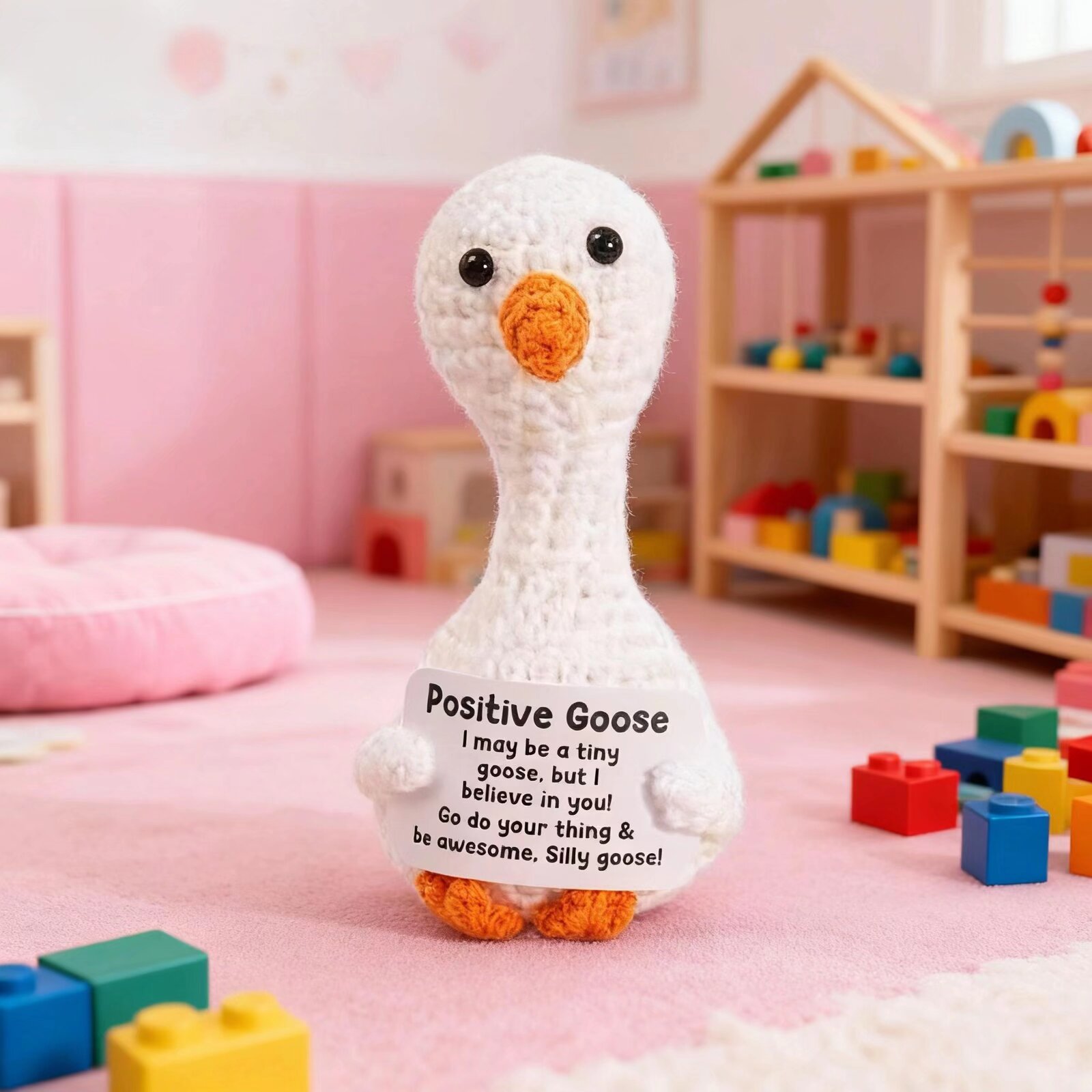 수제 크로셰 긍정적인 거위 장식 아미구루미 뜨개질 장식 - Home Textiles Trends 리뷰 및 가격