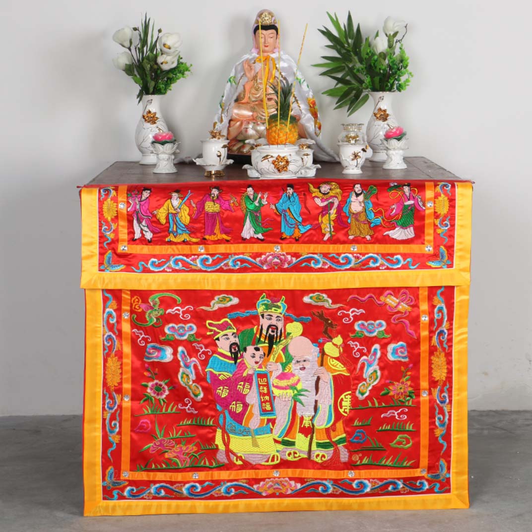 불교 도교 가정 사원 예배 팔대수신(八仙福禄寿) 길상  - Home Textiles China 리뷰 및 가격
