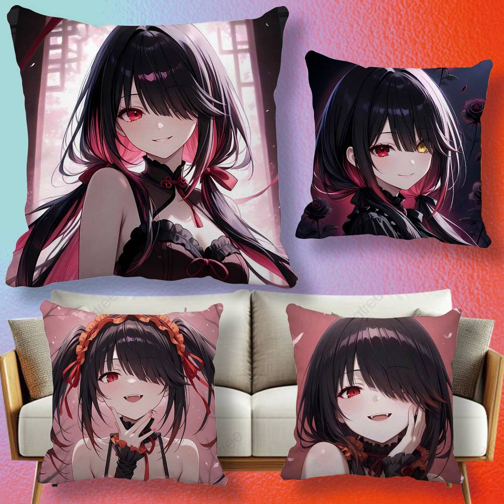 데이트 어 라이브 토키사키 쿠루미 베개 커버 선물 고화 - Home Textiles Definition 리뷰 및 가격