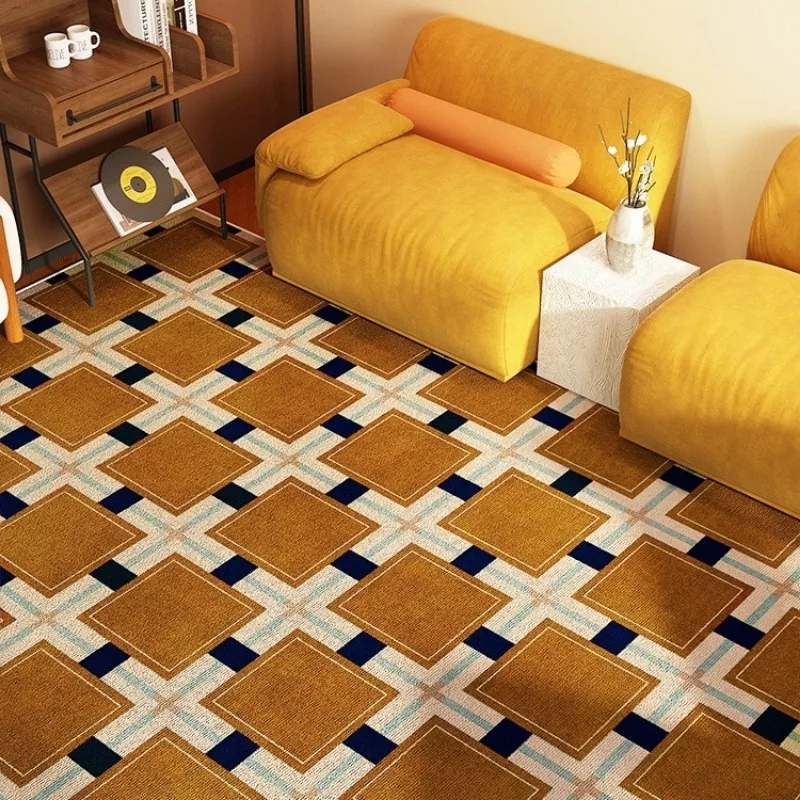 플래드 레트로 카펫 거실 대형 카펫 서재 침실 침대 옆 - Home Textiles Online 리뷰 및 가격