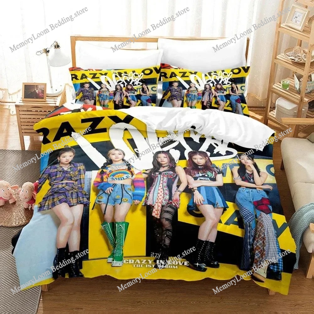 패션 트렌드 모던 케이팝 그룹 ITZY 침구 세트 싱글 - Home Textiles Trends 리뷰 및 가격