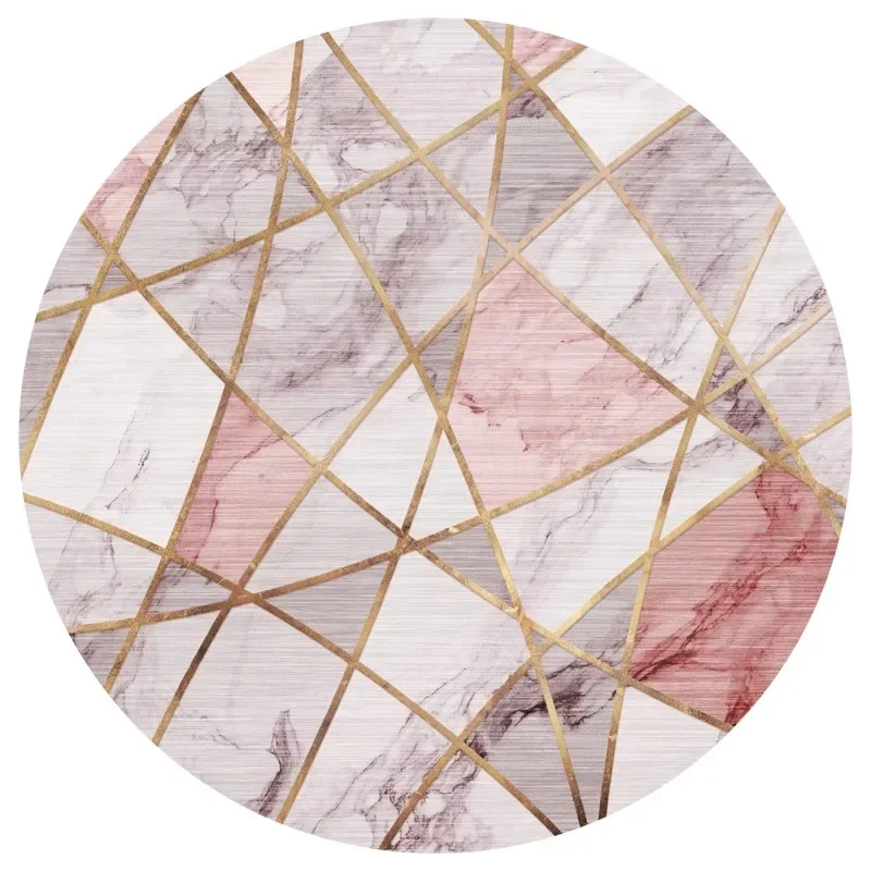 ~O~거실용 라이트 럭셔리 원형 바닥 매트 – 부드러운 - Home Textiles Online 리뷰 및 가격