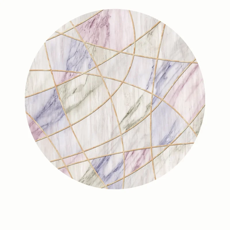 ~O~거실용 라이트 럭셔리 원형 바닥 매트 – 부드러운 - Home Textiles Online 리뷰 및 가격