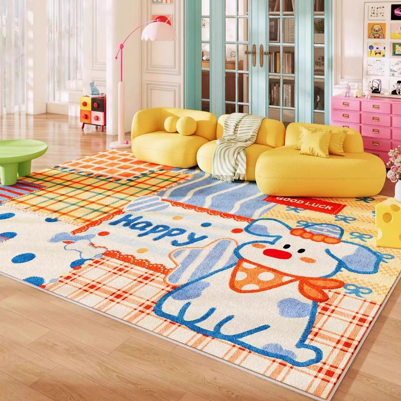 도파민 컬러 퍼즐 거실 카펫 홈 소파 커피 테이블 논슬 - Home Textiles Online 리뷰 및 가격