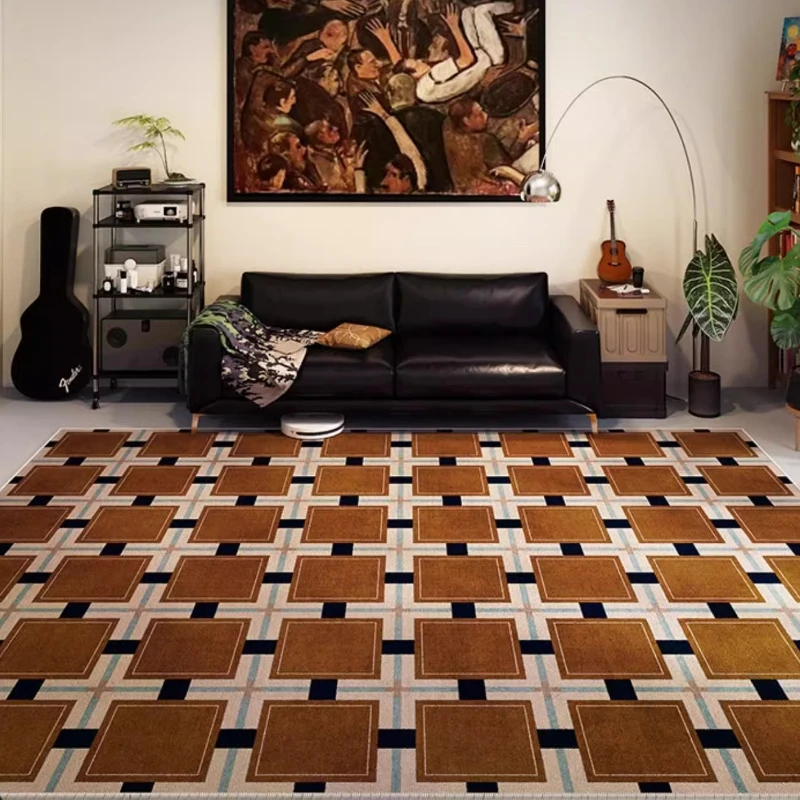 레트로 플래드 거실 장식용 카펫 앤틱 소파 커피 테이블 - Home Textiles Online 리뷰 및 가격