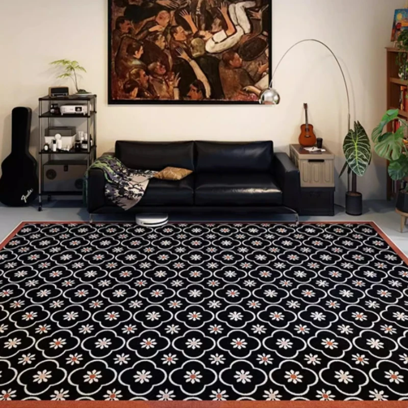 레트로 플래드 거실 장식용 카펫 앤틱 소파 커피 테이블 - Home Textiles Online 리뷰 및 가격