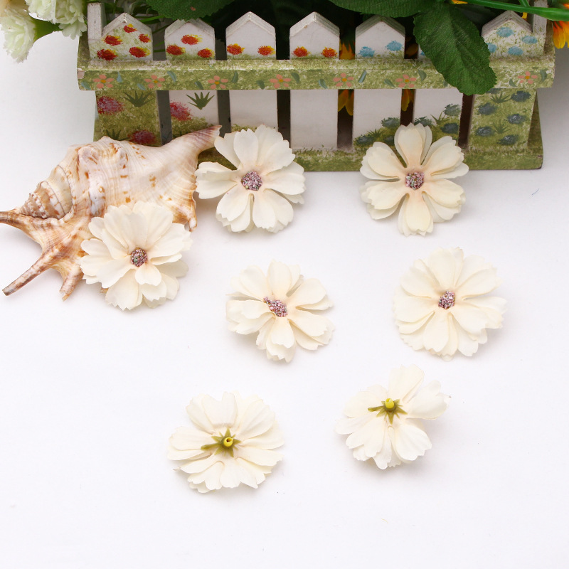20PCS/핫 트렌드! 4.5cm DIY 실크 꽃 머리 - Home Textiles Trends 리뷰 및 가격