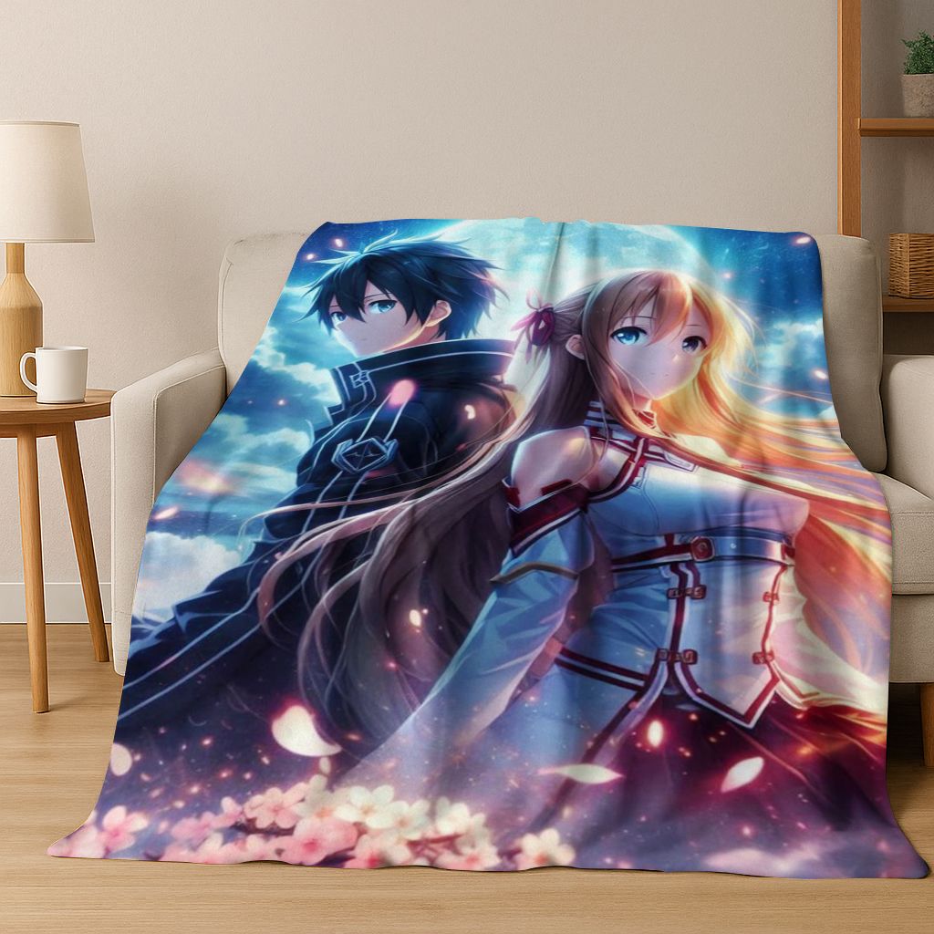 애니메이션 SAO 소드 아트 온라인 만화 3D 플란넬  - Home Textiles Online 리뷰 및 가격