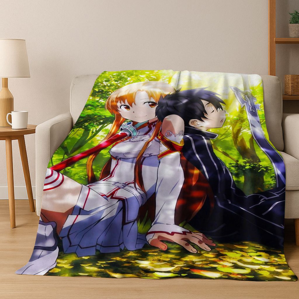 애니메이션 SAO 소드 아트 온라인 만화 3D 플란넬  - Home Textiles Online 리뷰 및 가격